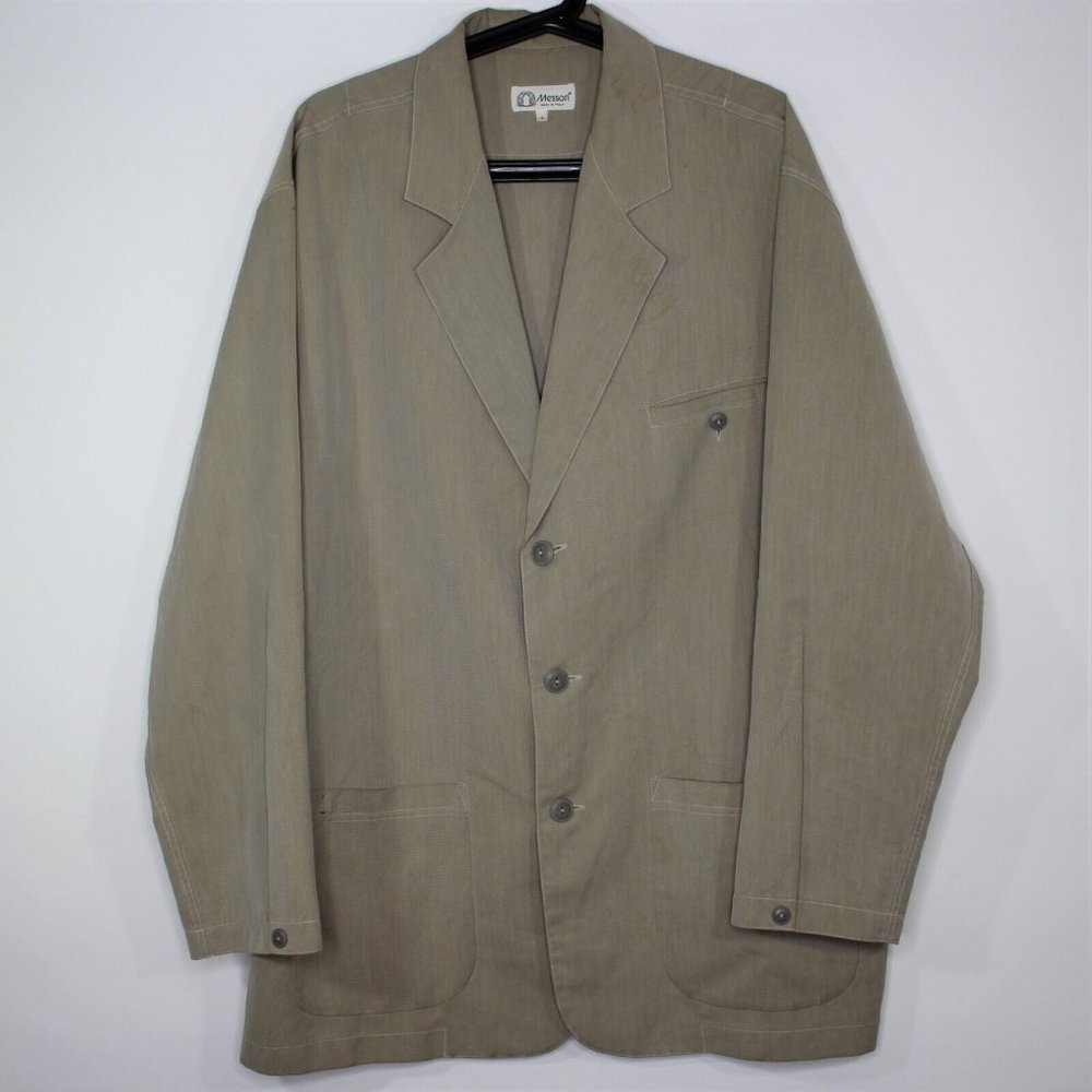 Messori Mens Large Made In Italy Thin Flowy Blazer G978